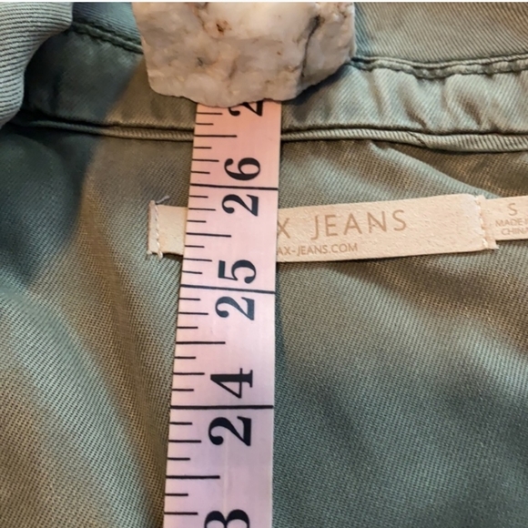Max Jeans Utility Vest Army Green Size S - Picture 12 of 12